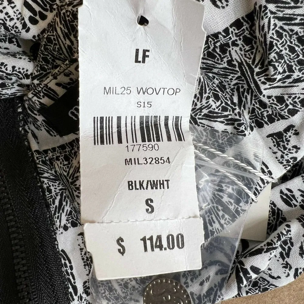 Millau Cropped Sleeveless Top with Coin Hem Size Small New - Image 6