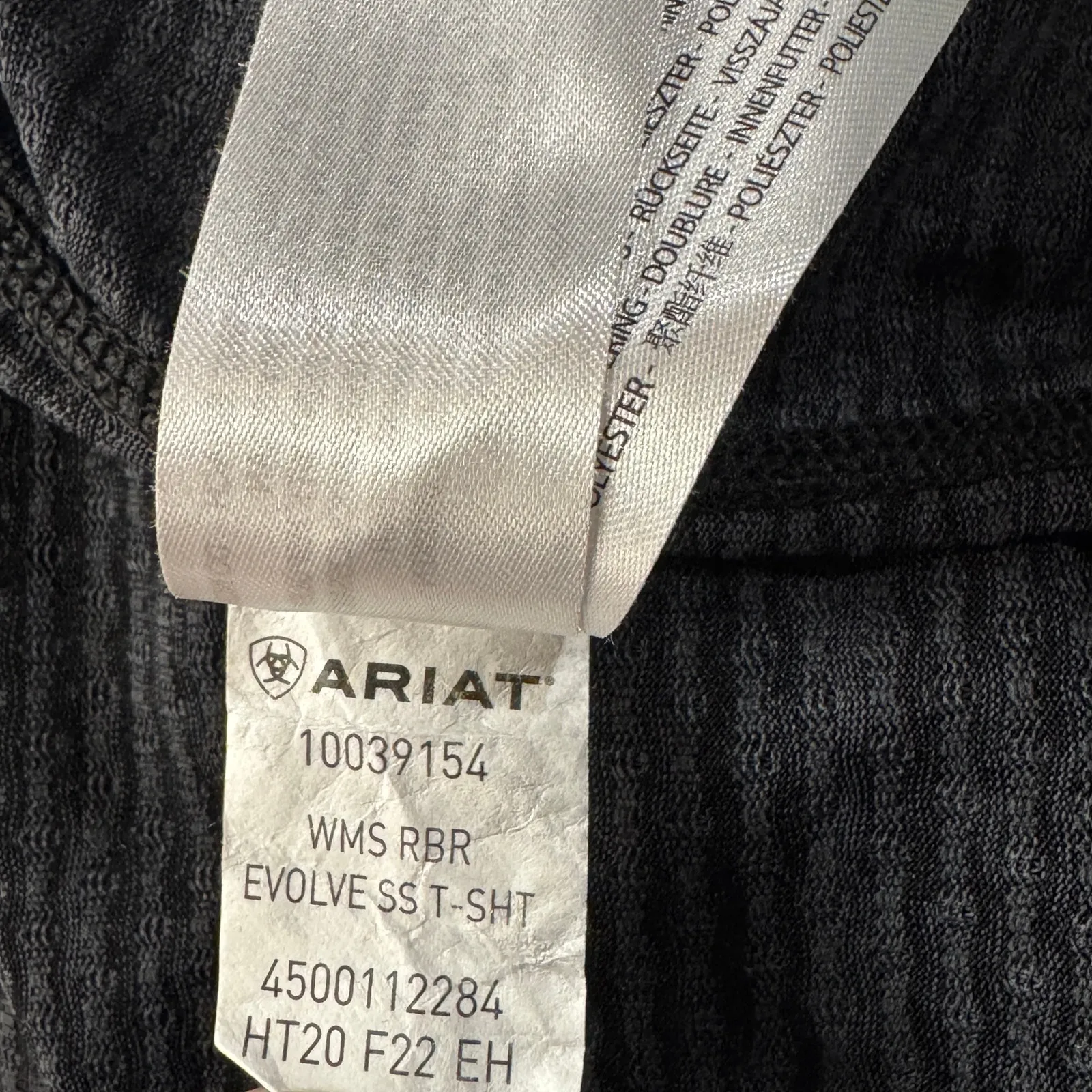 Ariat Rebar Large Evolve T-Shirt Top Short Sleeve V-Neck Stretch Pocket Womens - Image 13