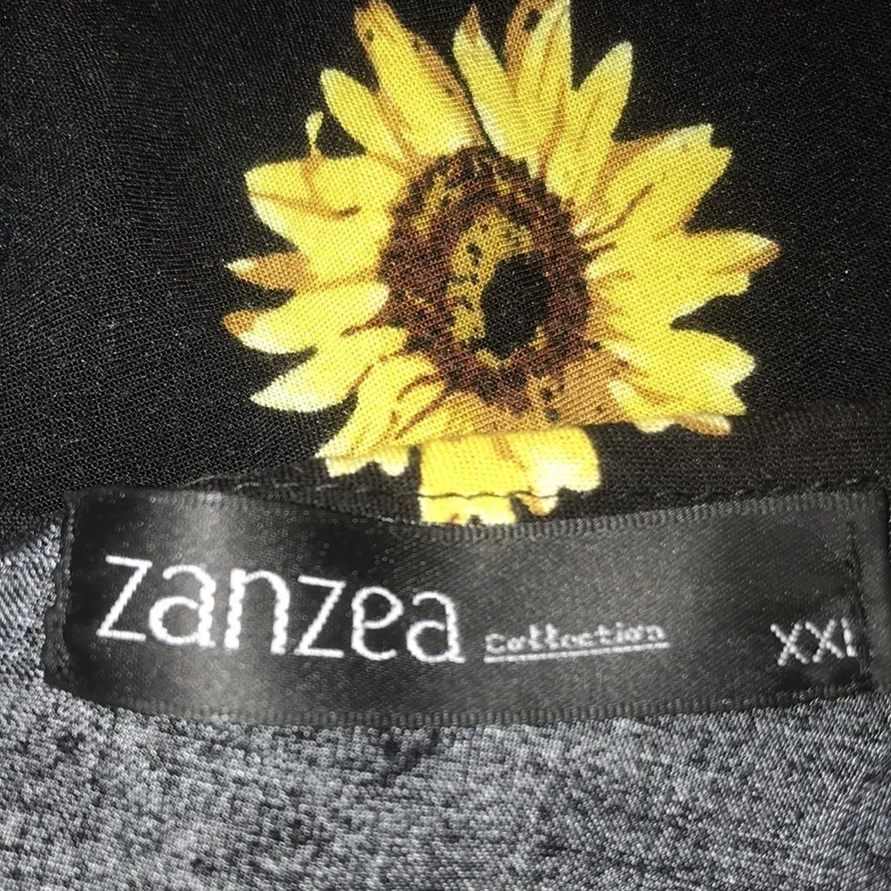 𝅺ZANZEA sunflower romper Pom Pom tassel trim elastic waistband size XXL - Image 4