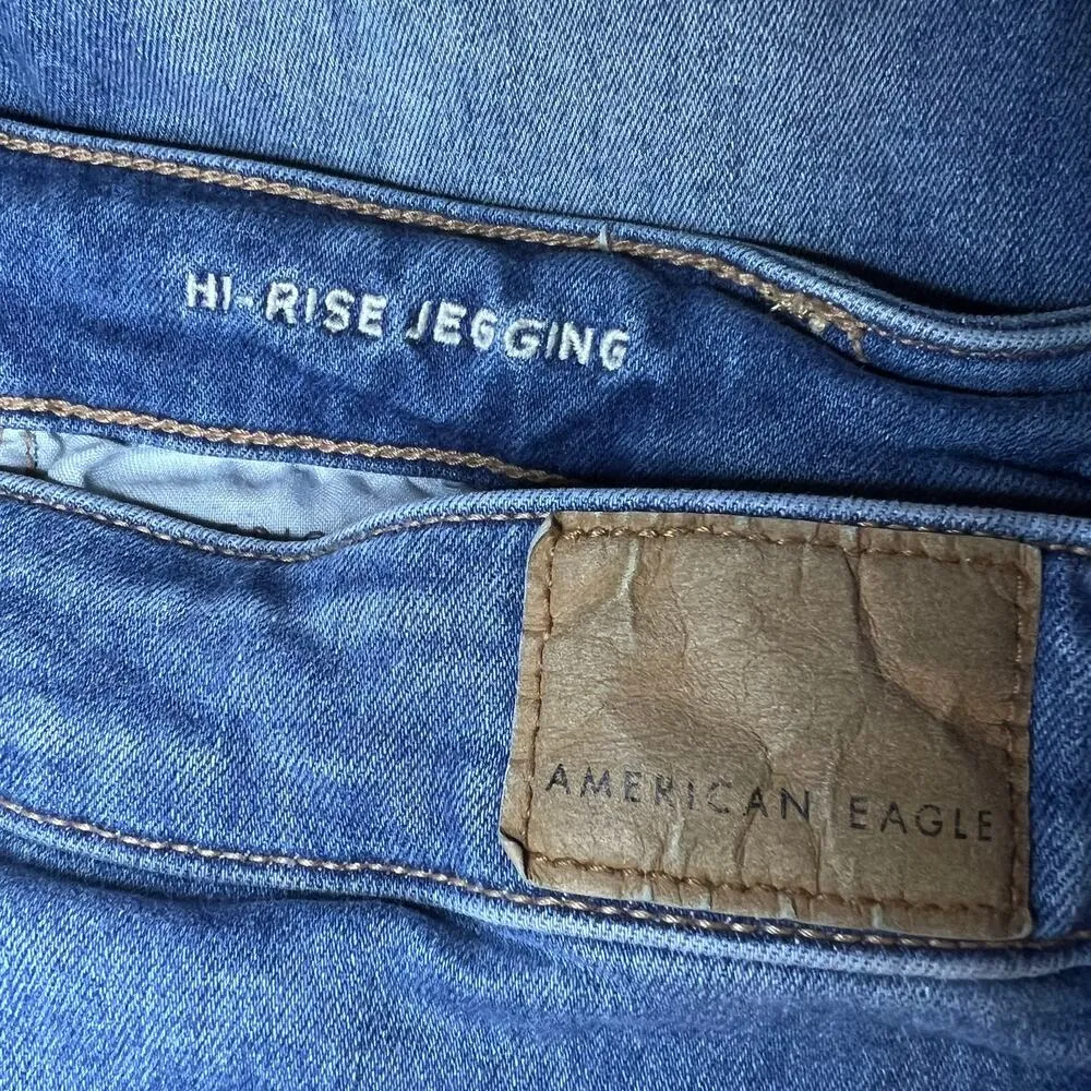 American Eagle Women's High-Rise Jeggings Size 8 - Image 5