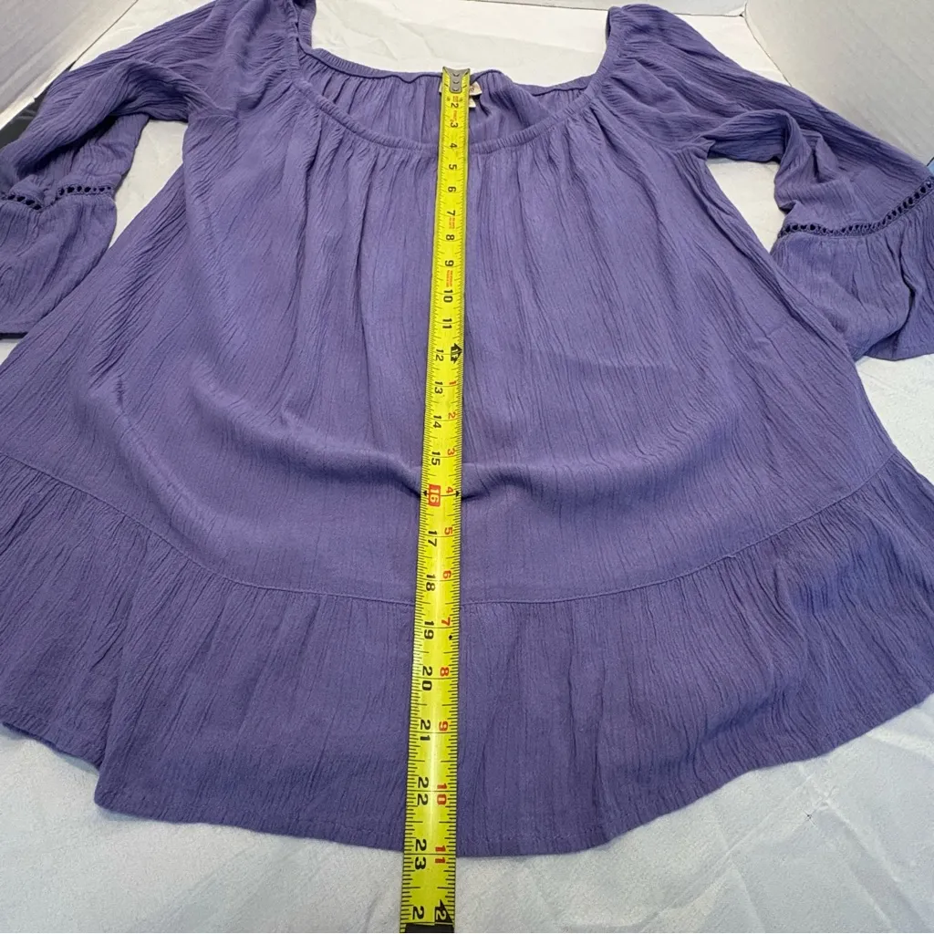 Mossimo Supply Co. Lavender Blouse Purple Size M - Image 9