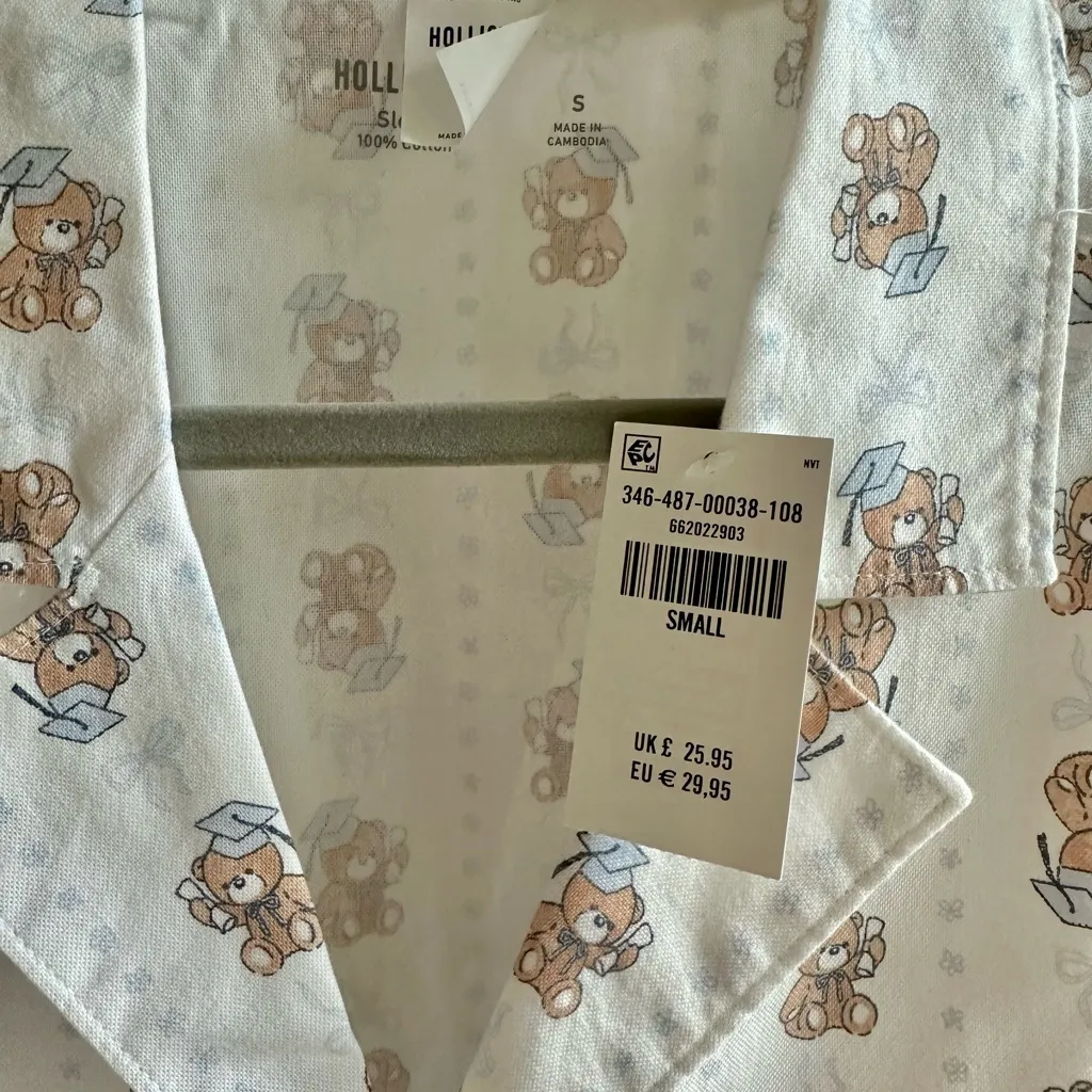 White Bear Print Shirt - Image 2
