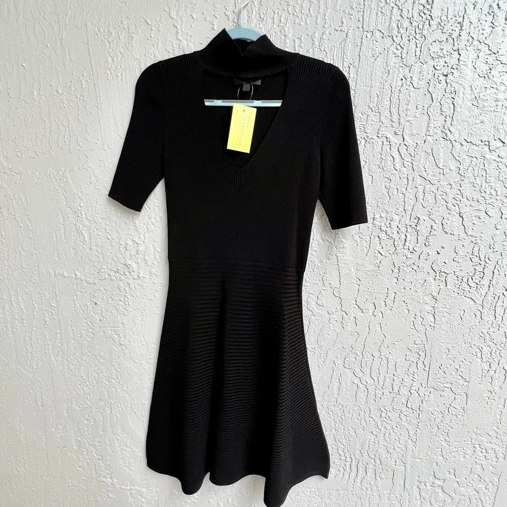 Cushnie et Ochs knit fit and flare mini dress Large NWOT - Image 3