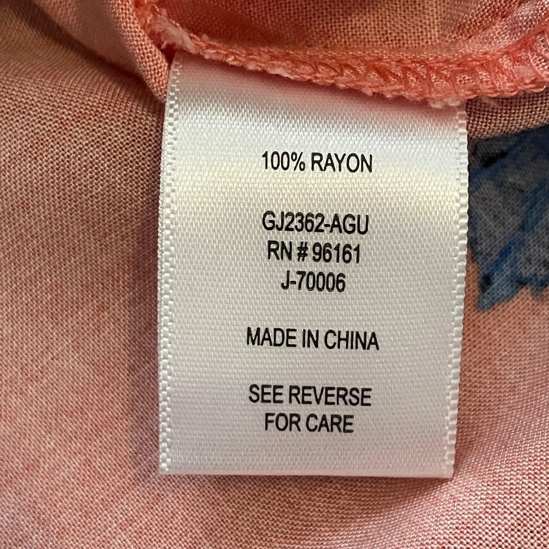 Gypsies & Moondust Off The Shoulder Coral Blue White Blouse Size Large - Image 10