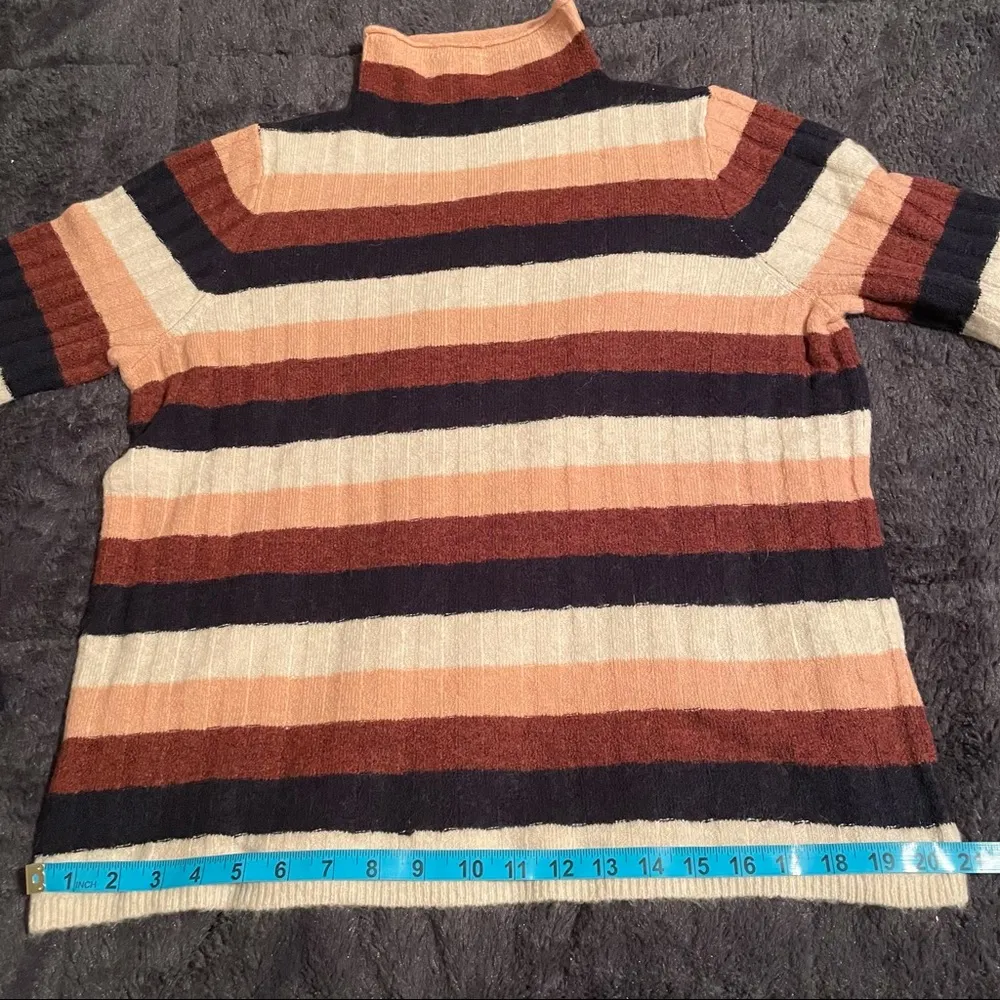 Madewell Evercrest Stripe Mock Neck Sweater - Image 11