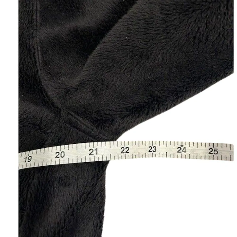 OHIO STATE Buckeyes Fleece Pullover Black Mock Zip Kangaroo Football Size LARGE - Image 8