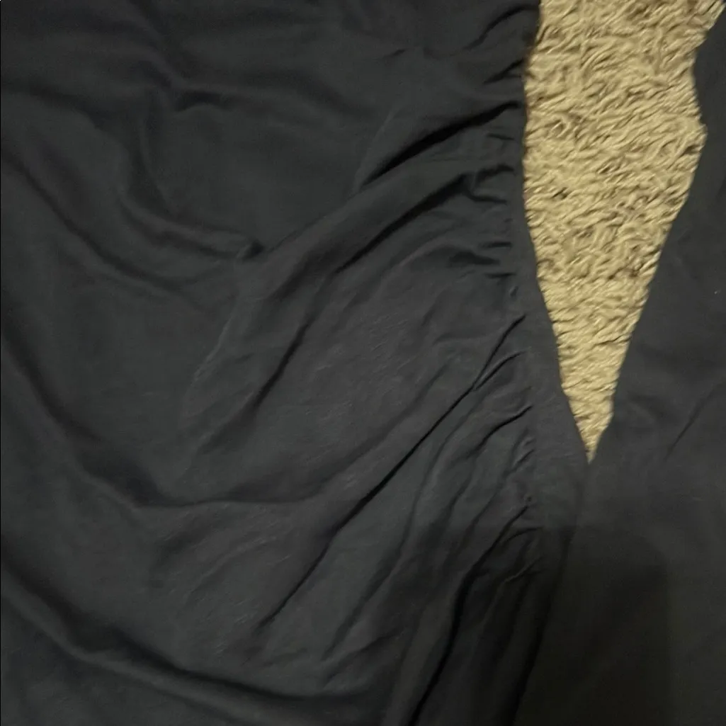 Melrose and Market Blue Asymmetrical Ruched Cocktail Dress - Image 4