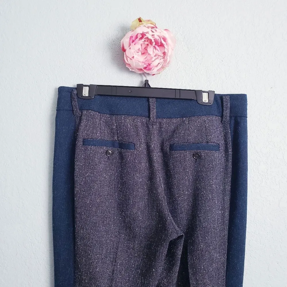 Anthropologie Elevenses The Brighton Two Tone Slacks - Image 6