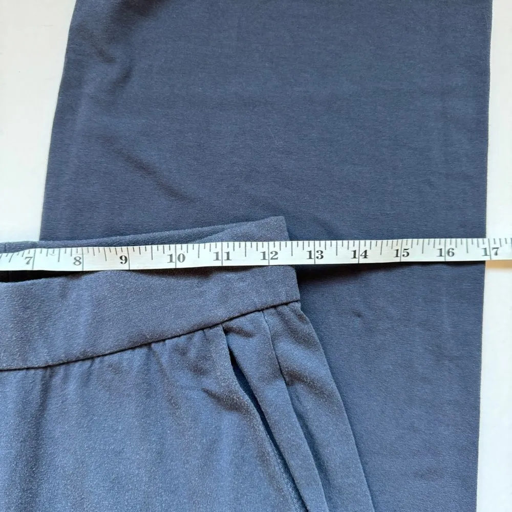 Eileen Fisher Navy Blue Slouch Pull On Tencel Ankle Pants Size XX-Small Fits XS - Image 4