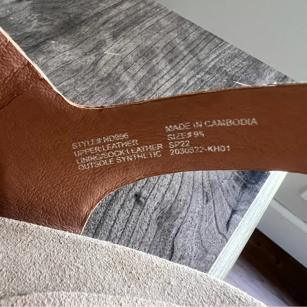 Madewell The Addie Women's Strap Sandal Size 9.5 #B1545 - Image 8