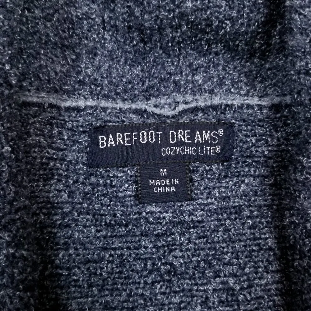 Barefoot Dreams CozyChic Lite Circle Cardi Smokey Blue Sz Medium - Image 6