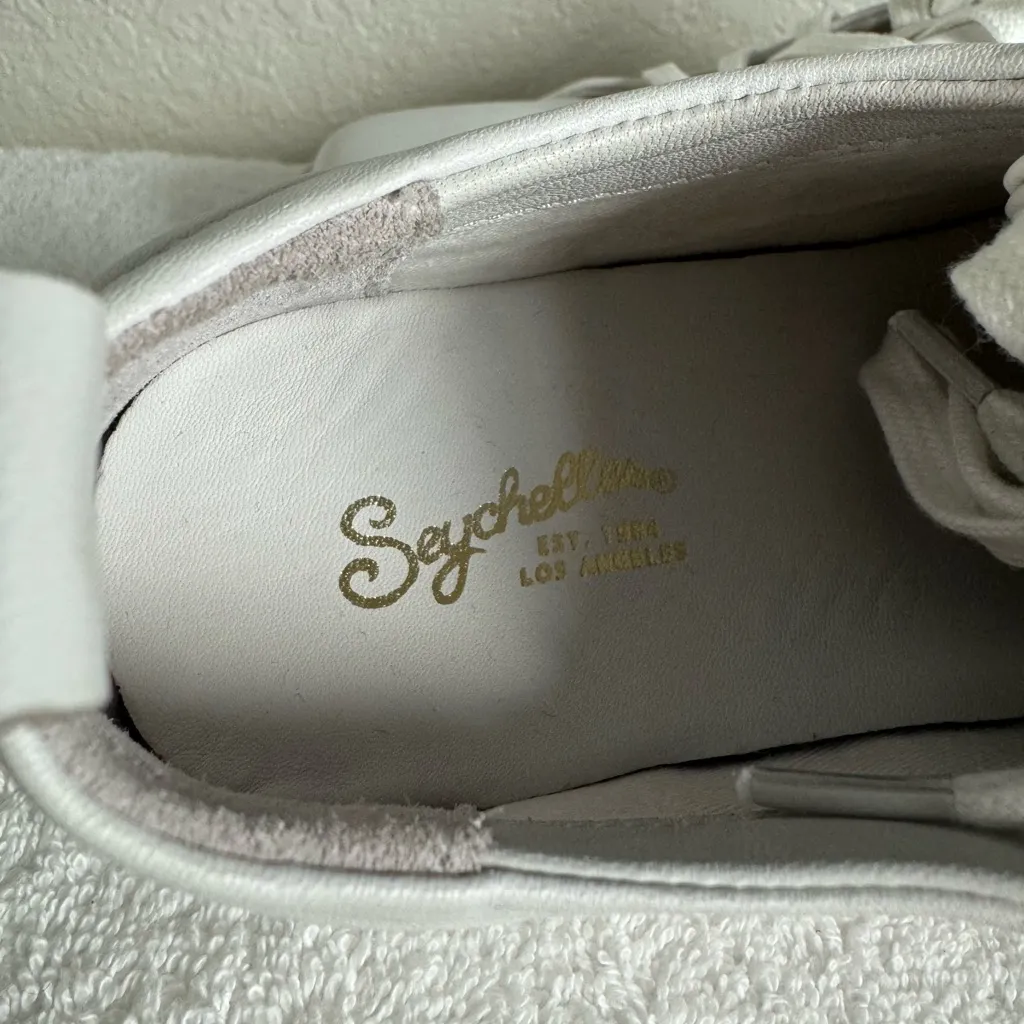 NEW $120 Seychelles Renew White Speckled Casual Sneakers 6.5M - Image 5