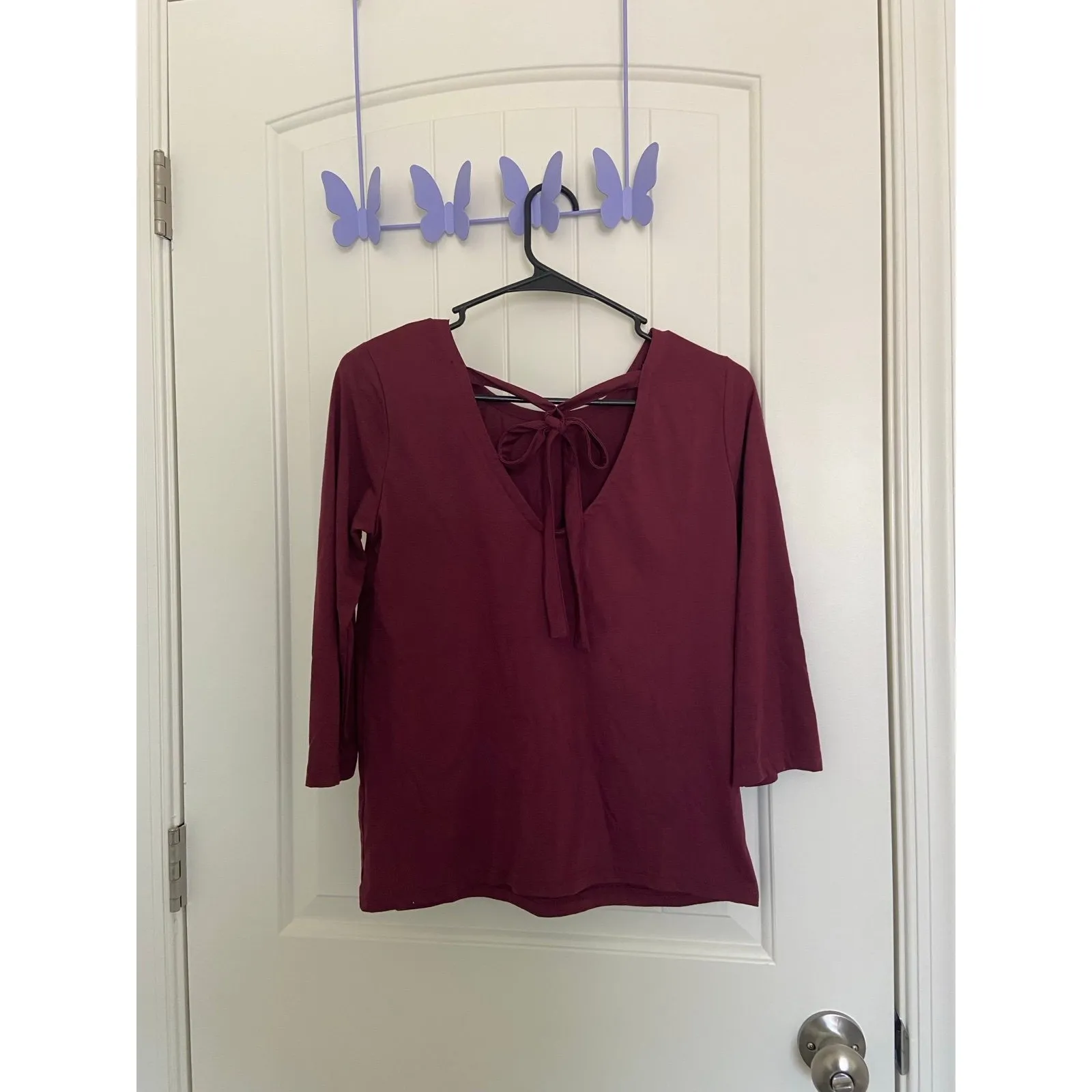 EUC | Red Shirt women's Texas A&M blouse 3/4 sleeve lightweight shirt apparel XS - Image 5