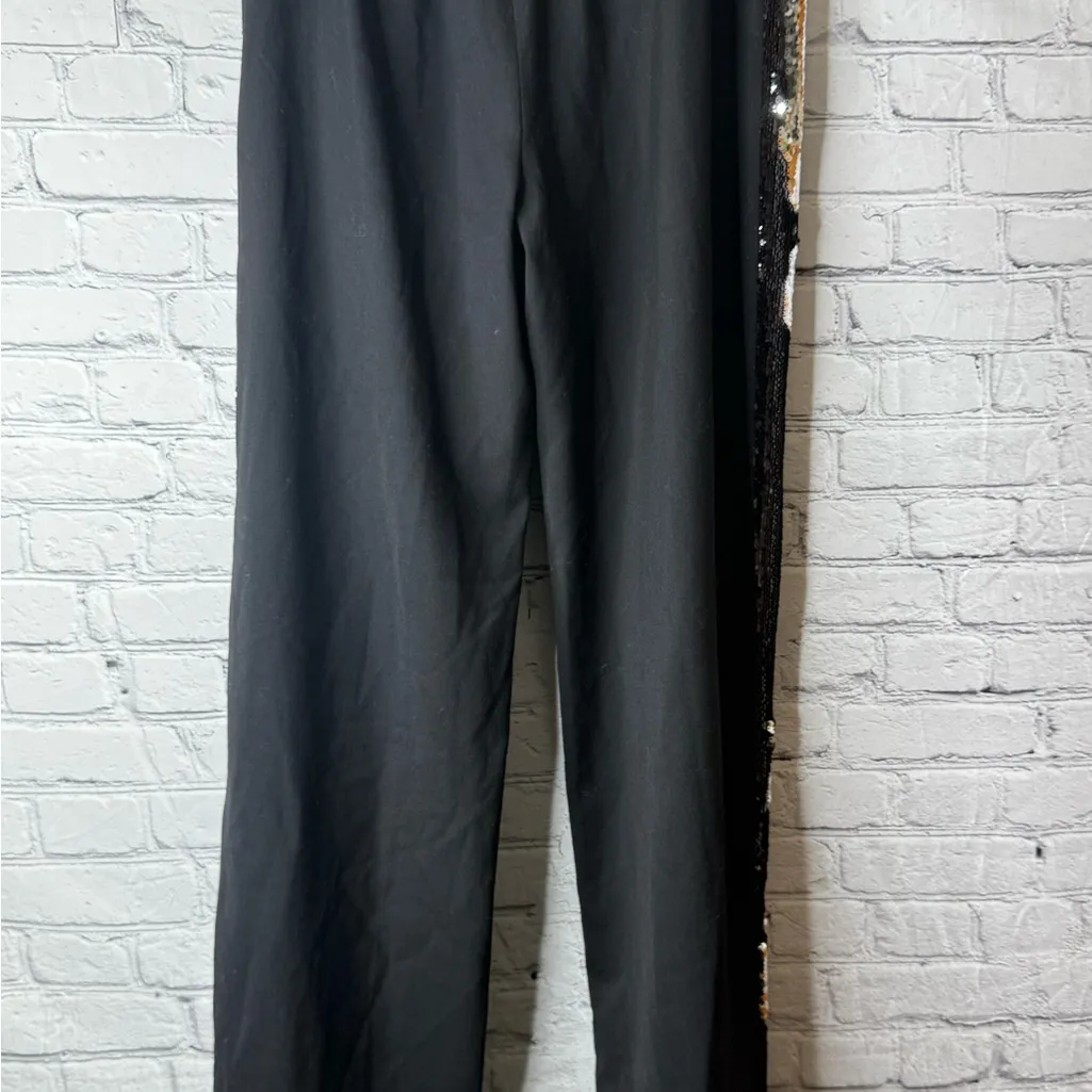 Milly Black Sequin women’s pants size medium - Image 8