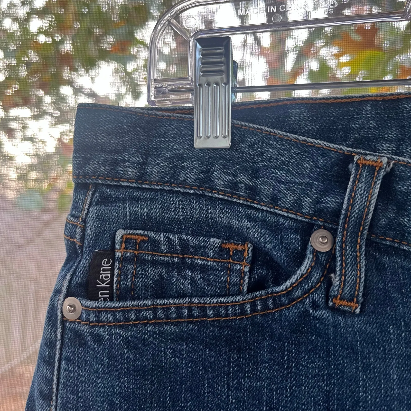 Karen Kane Women's Vintage Straight Leg Blue Jeans Size 14 - Image 5