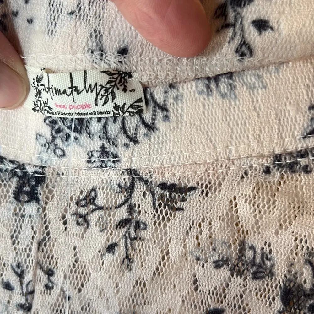 NWT Free People Intimately Layered in Lace Floral Legging Chamois Combo Sz Small - Image 8