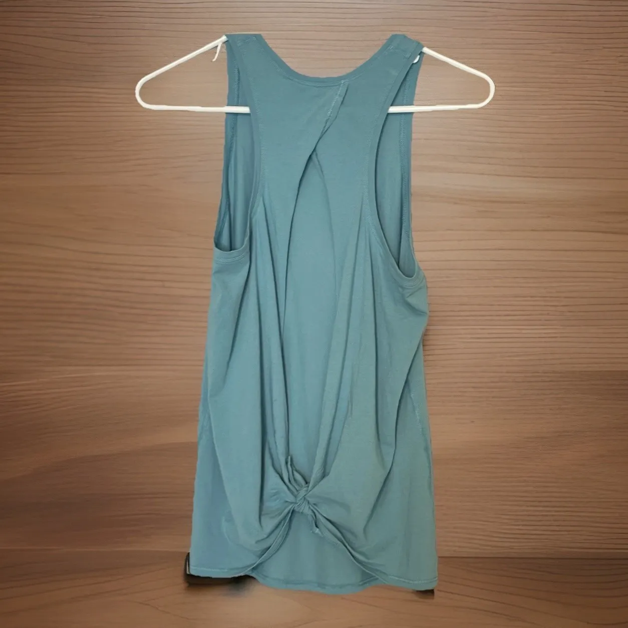 Lululemon All Tied‎ Up Split Back Athletic Tank Top Blue Medium - Image 2