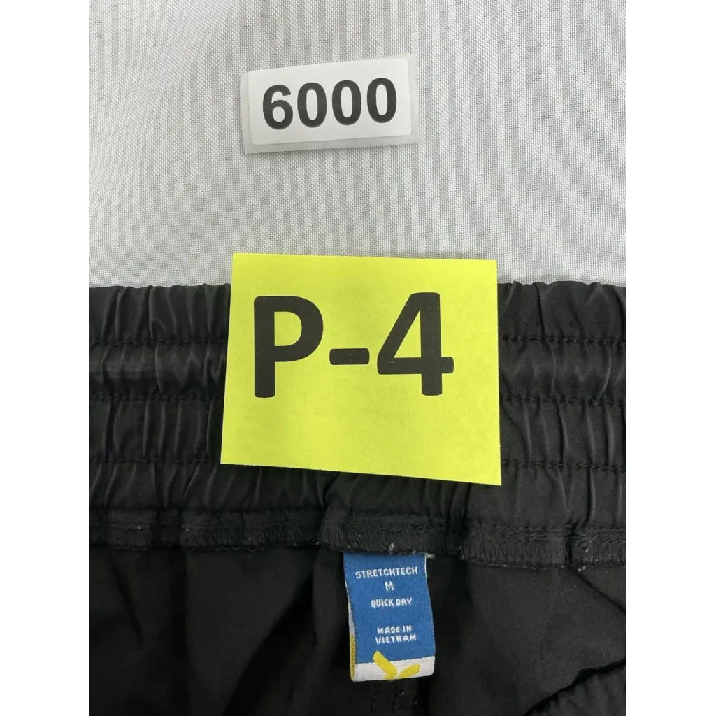 Womans Stretchtech Quick Dry Pullon Pants Medium Black Jogger Style Pockets - Image 3