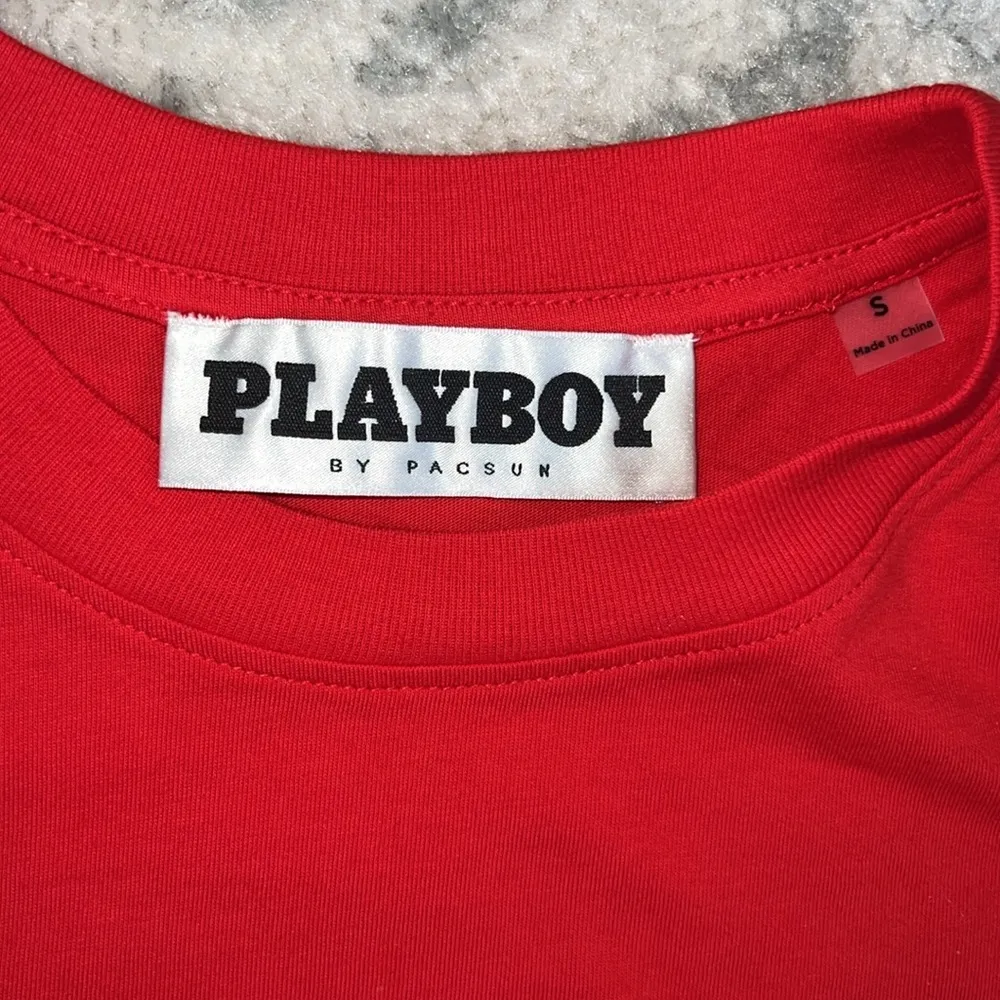 Pacsun x Playboy Red Graphic Shirt - Image 4