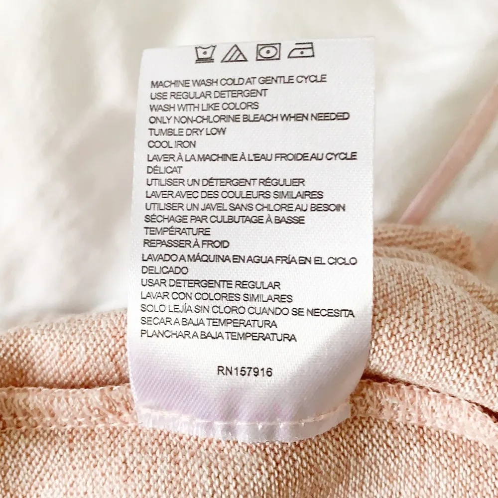 H Halston Studio Soft Pink Joggers Medium - Image 11