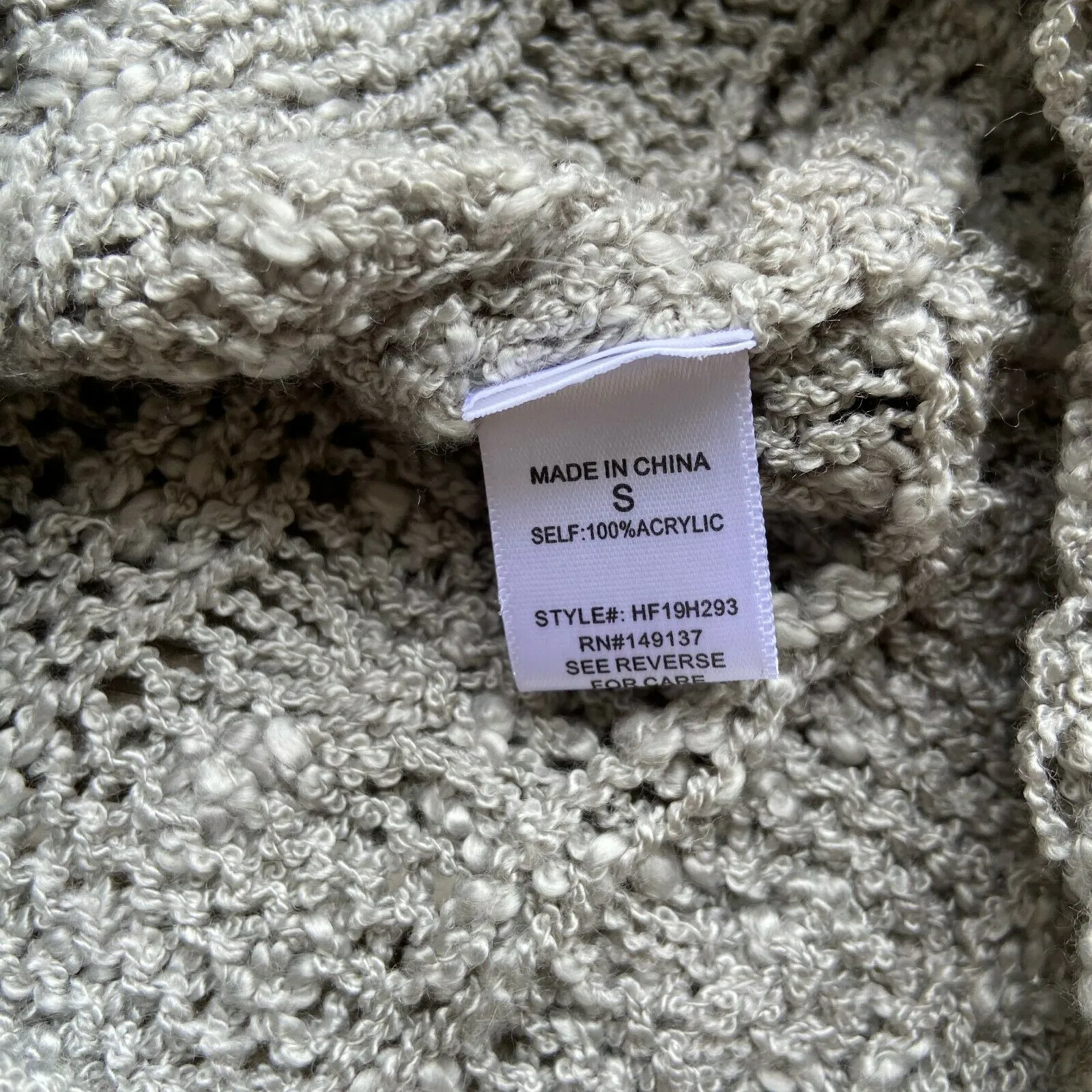 Silver‎ Wrap Sweater - Image 6