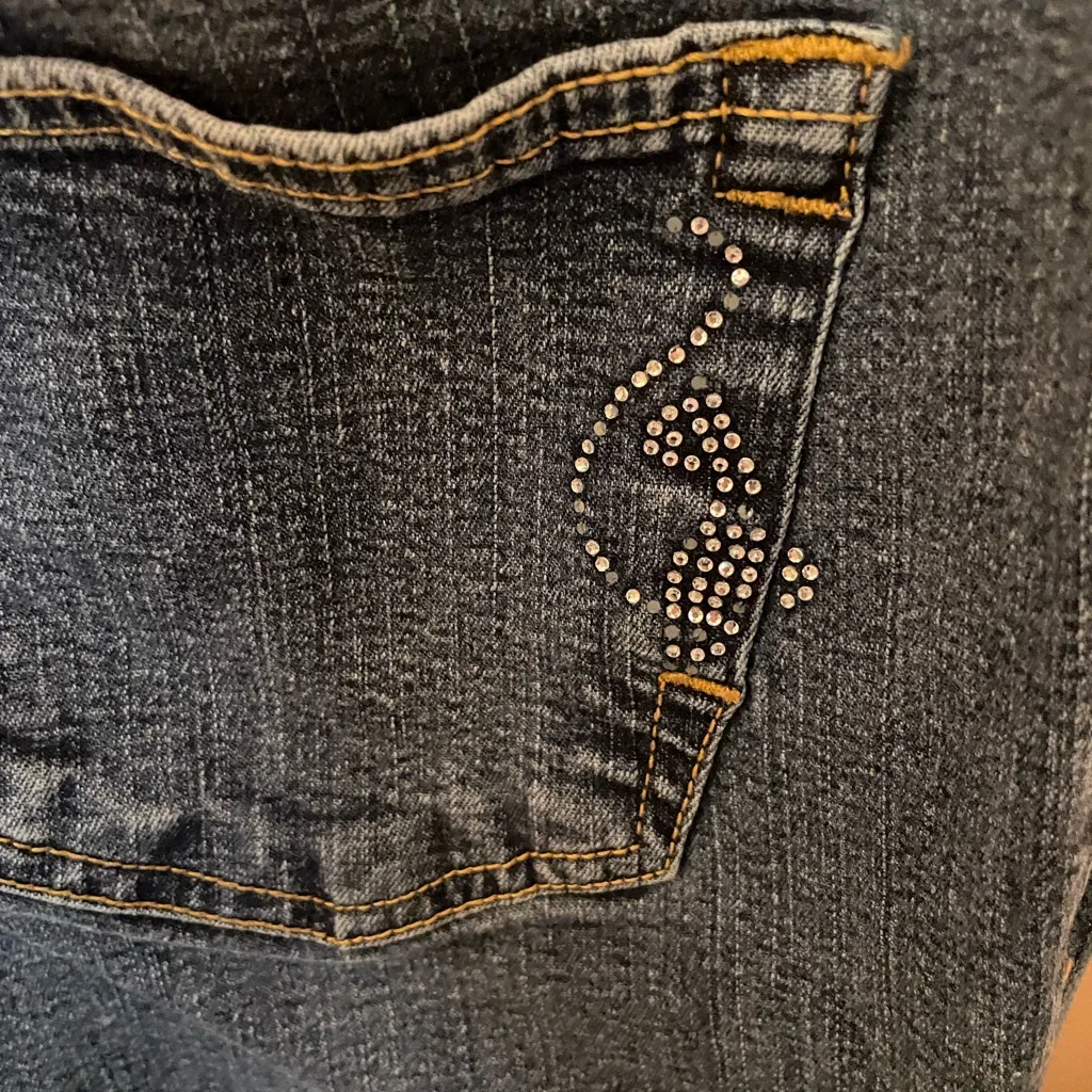 Phat fashion Blue Straight Leg Jeans, size 11 - Image 9