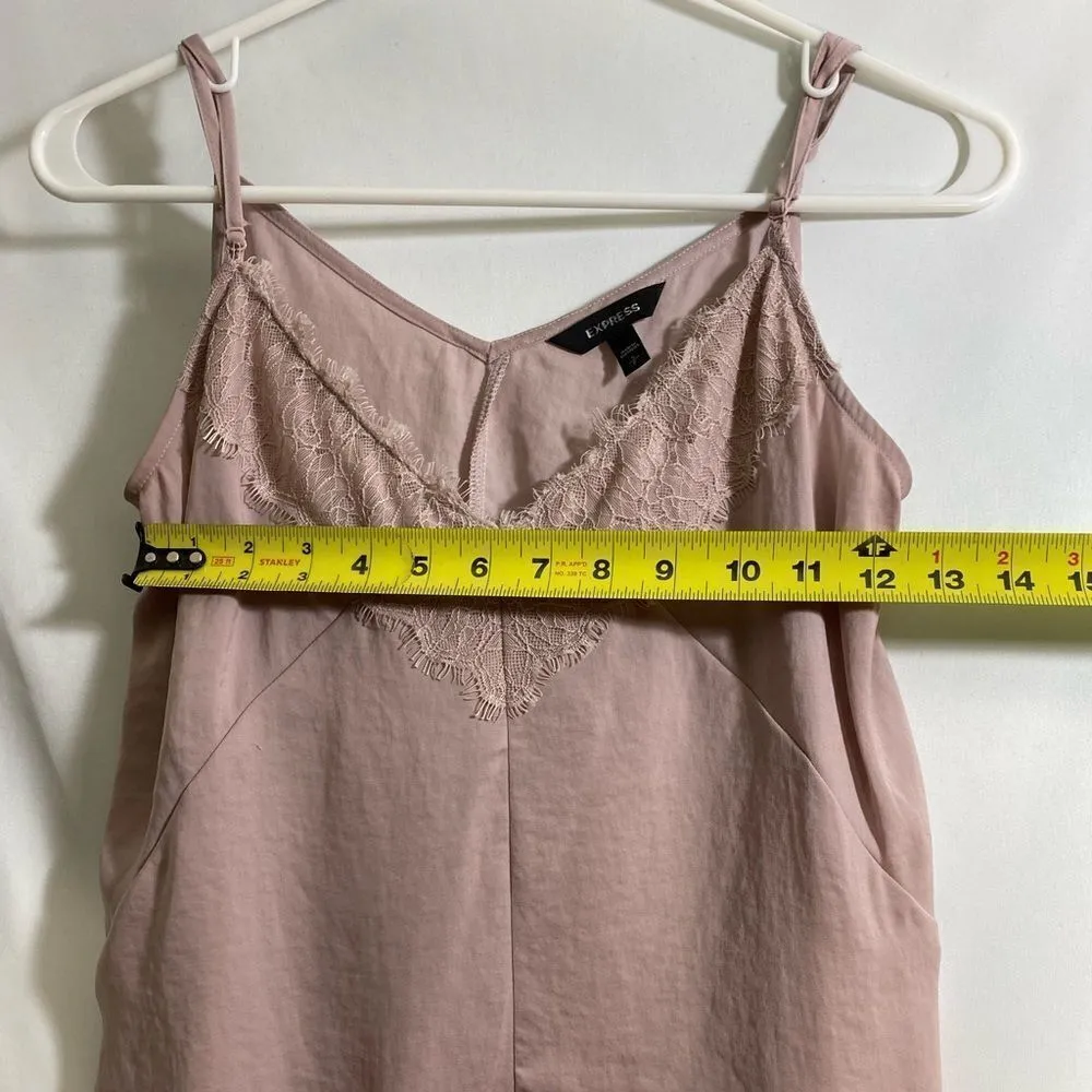 Express stain lace trim cami size: small - Image 3