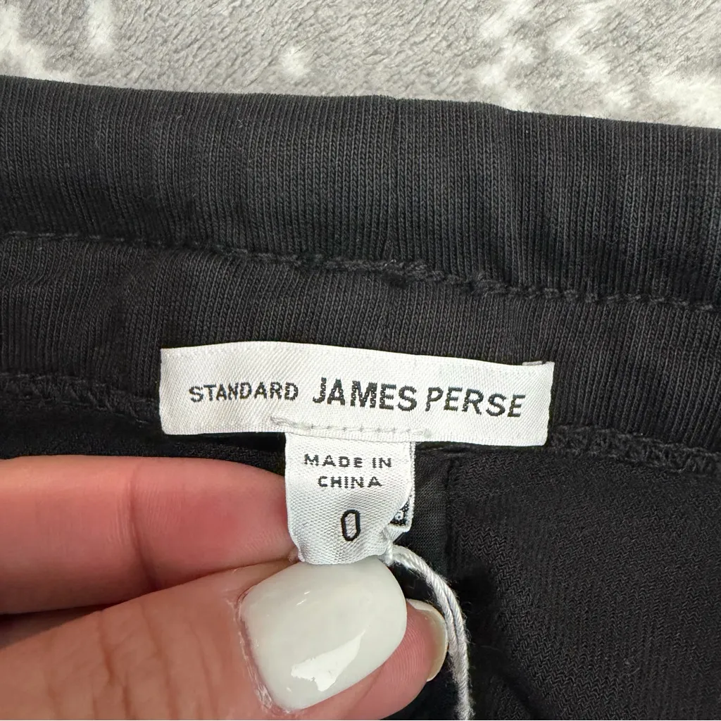 NWOT James Perse Soft Drape Utility Pant Black XS James (0) Casual Resortwear - Image 4