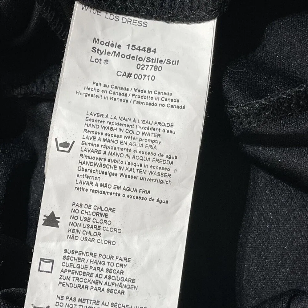 Joseph Ribkoff SZ 6 Bodycon Dress Scoop Neck 3/4 Sleeve Stretch Sparkly Glitter - Image 9