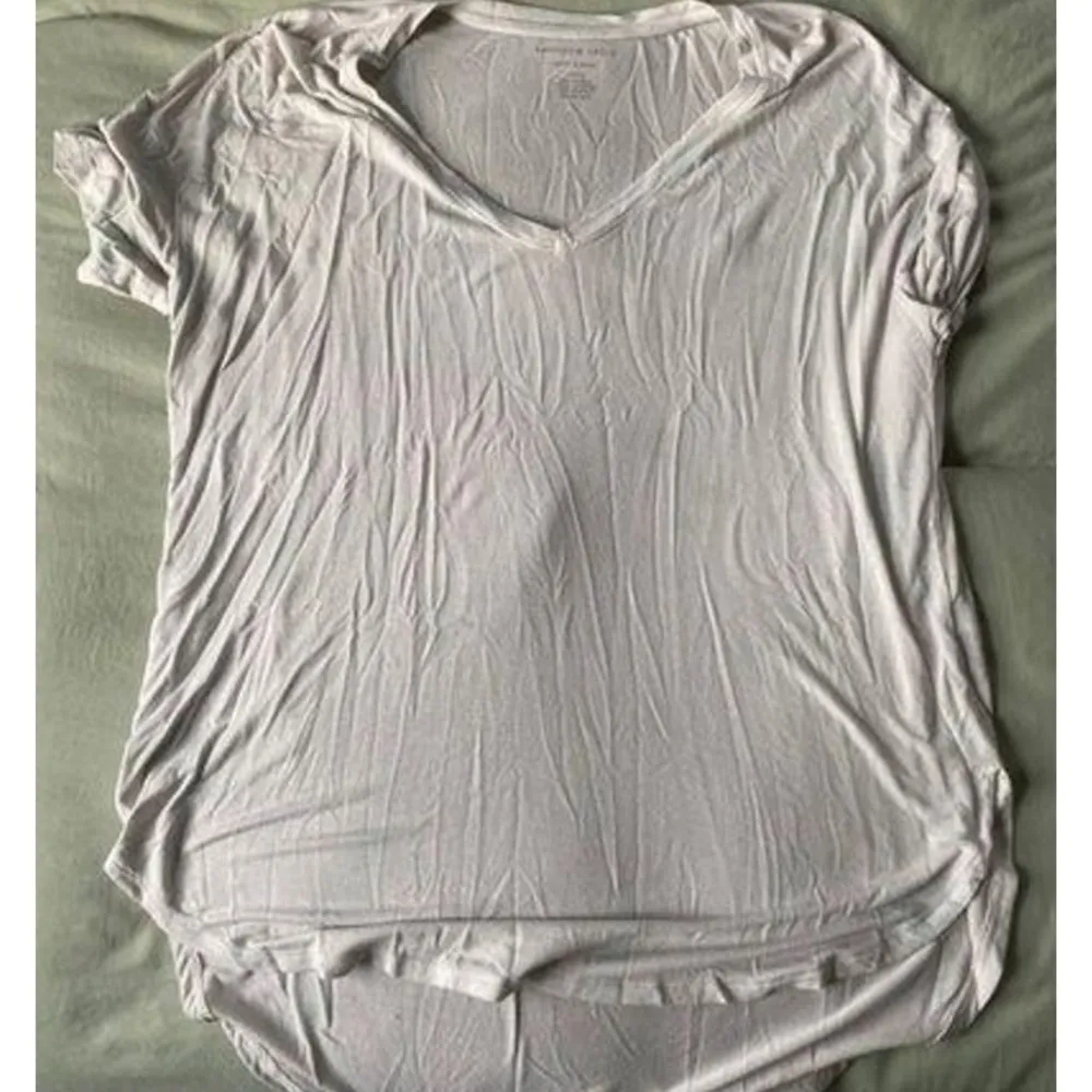 American Eagle Soft & Sexy White T-Shirt - Image 3