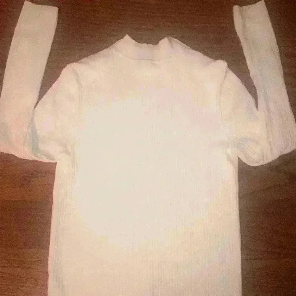 Talbot's Ribbed Mock Neck Gold Studs long sleeve pullover Size Medium PRISTINE! - Image 6