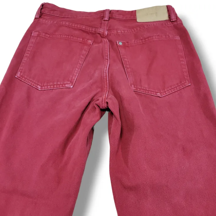 & Denim By  Jeans Size 27 W28"xL28" Vintage Fit High Waist Jeans Straight Leg Jeans - Image 5