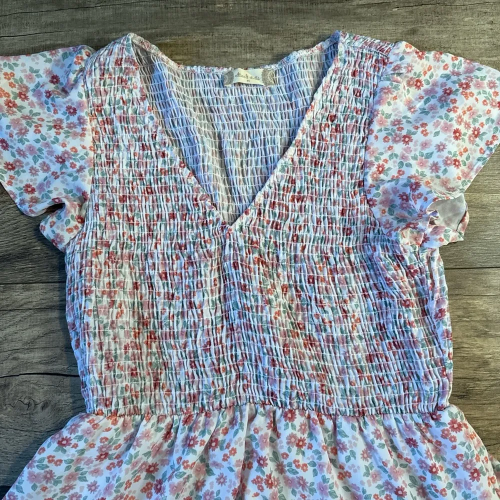 Altar'd State Pink and White Casual Dress for Effortless Style - Image 3