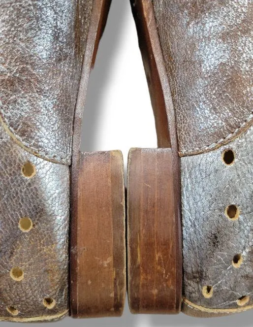 Mat 20 Shoes Size 8 US 38.5 EUR Mat20  Leather Oxfords Shoes Made In Italy Women's - Image 8