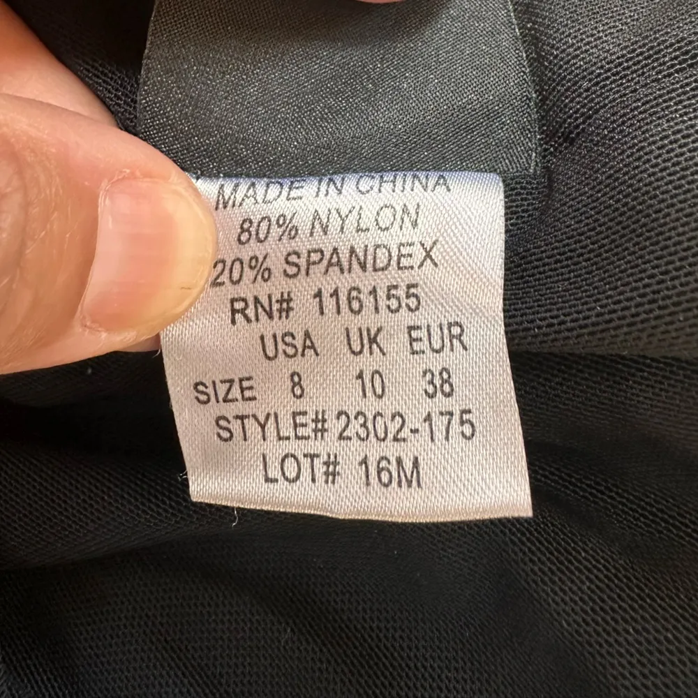 Shore Shapes Swimwear Black Geometric Print One Piece Swimsuit Shaper Slimming Size 8 - Image 7