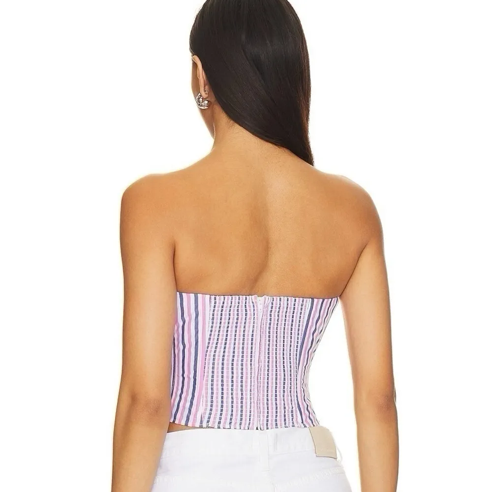 NEW Favorite Daughter The Lanai Top in Blue & Pink Size 12 - Image 9