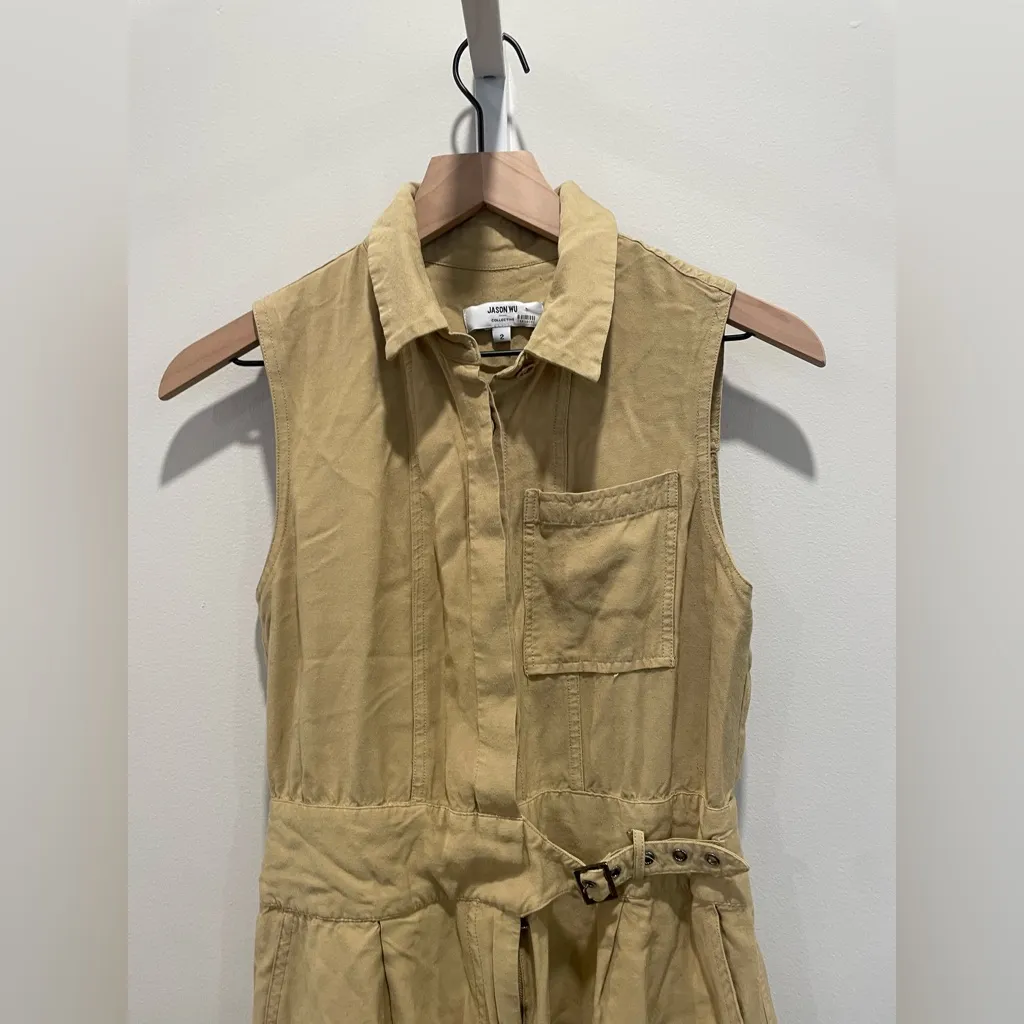 Jason Wu X RTR Tan‎ Belted Romper Size 2 - Image 6