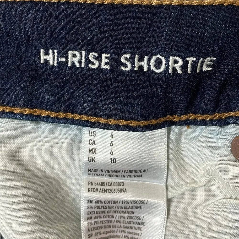 American Eagle 360 Super Stretch Hi-Rise Shortie size 6 - Image 7