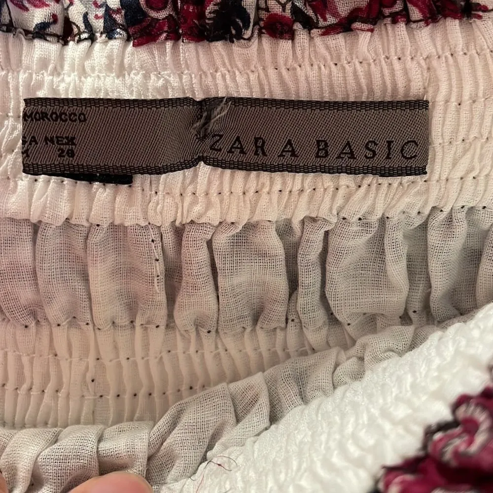 ✨Zara Basic red, white & blue boho mini skirt - Image 5