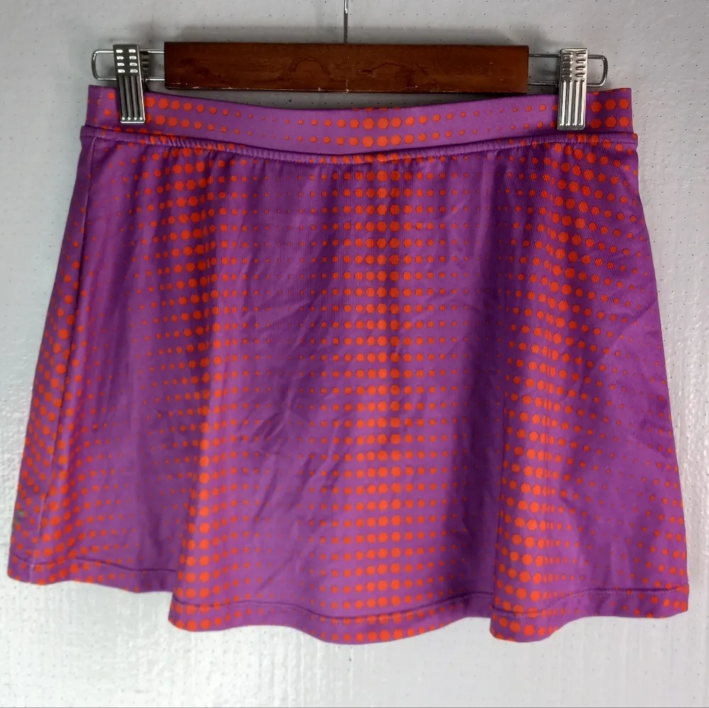 BCG S Athletic Skort Ombre Dots Pattern In Pink n Purple - Image 3