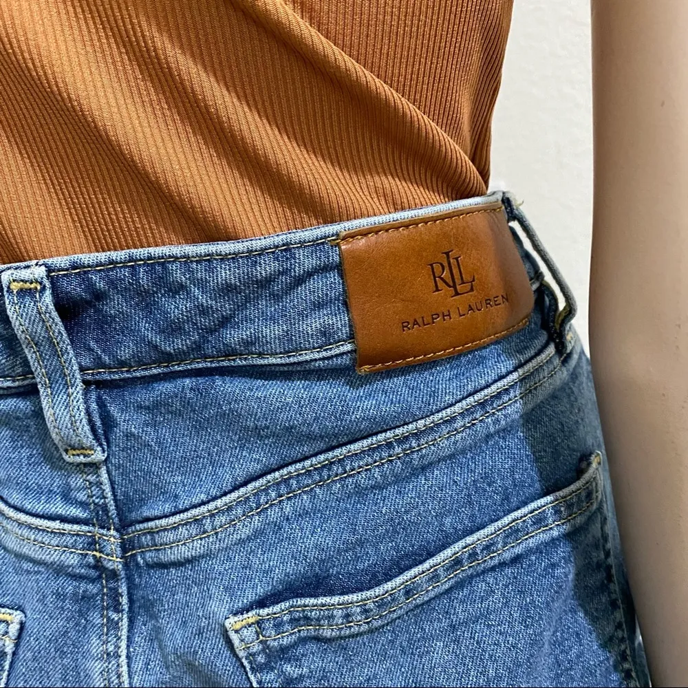 Lauren Ralph Lauren High Waist Mom Shorts Size 6 - Image 5