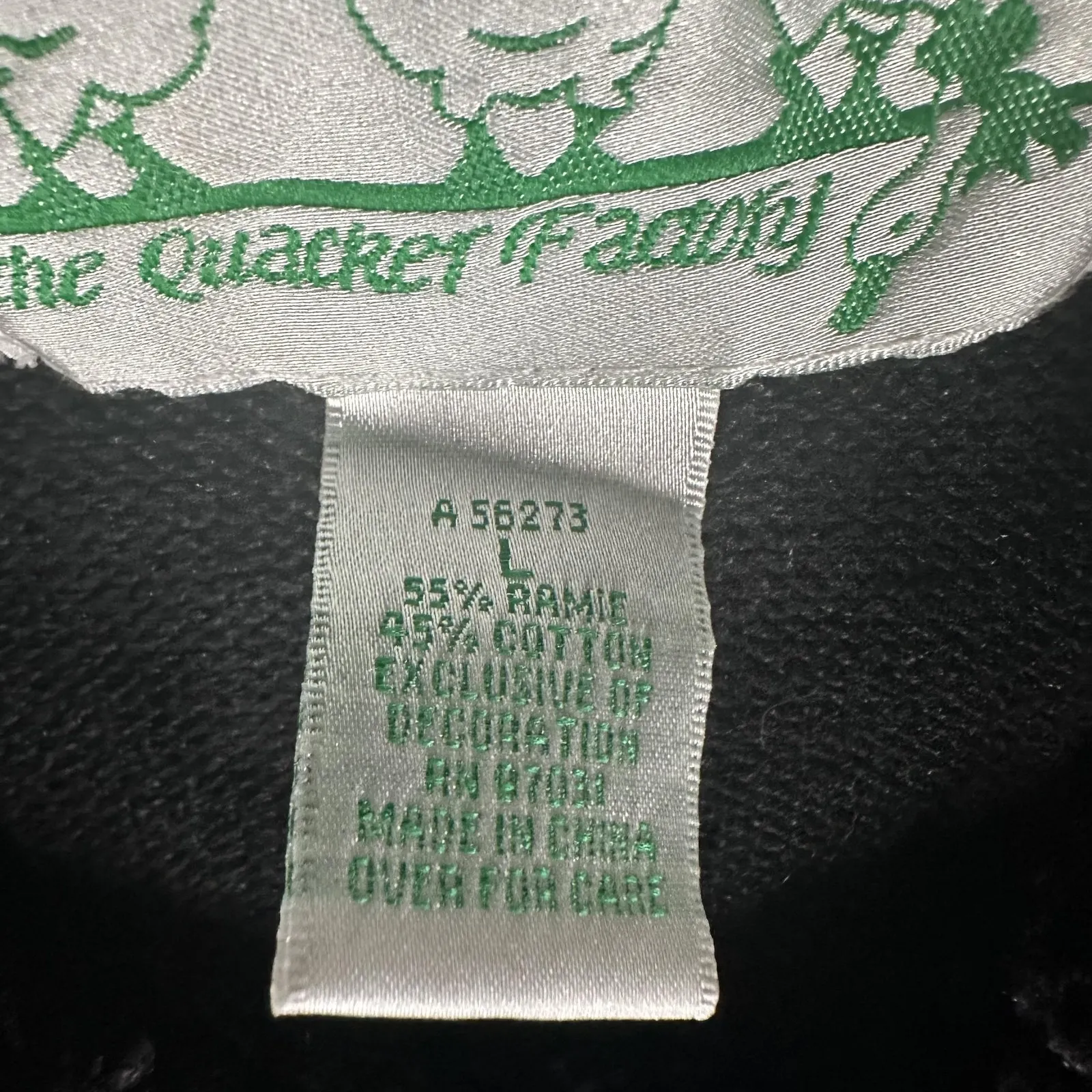 Vintage Quacker Factory Sweater Womens Large Angel Christmas Cardigan 2000s Black - Image 4