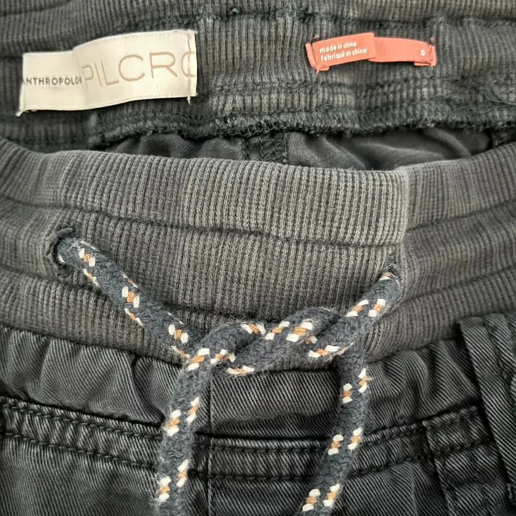 Anthropologie Pilcro pull on drawstring jogger navy size small gorpcore lounge - Image 7