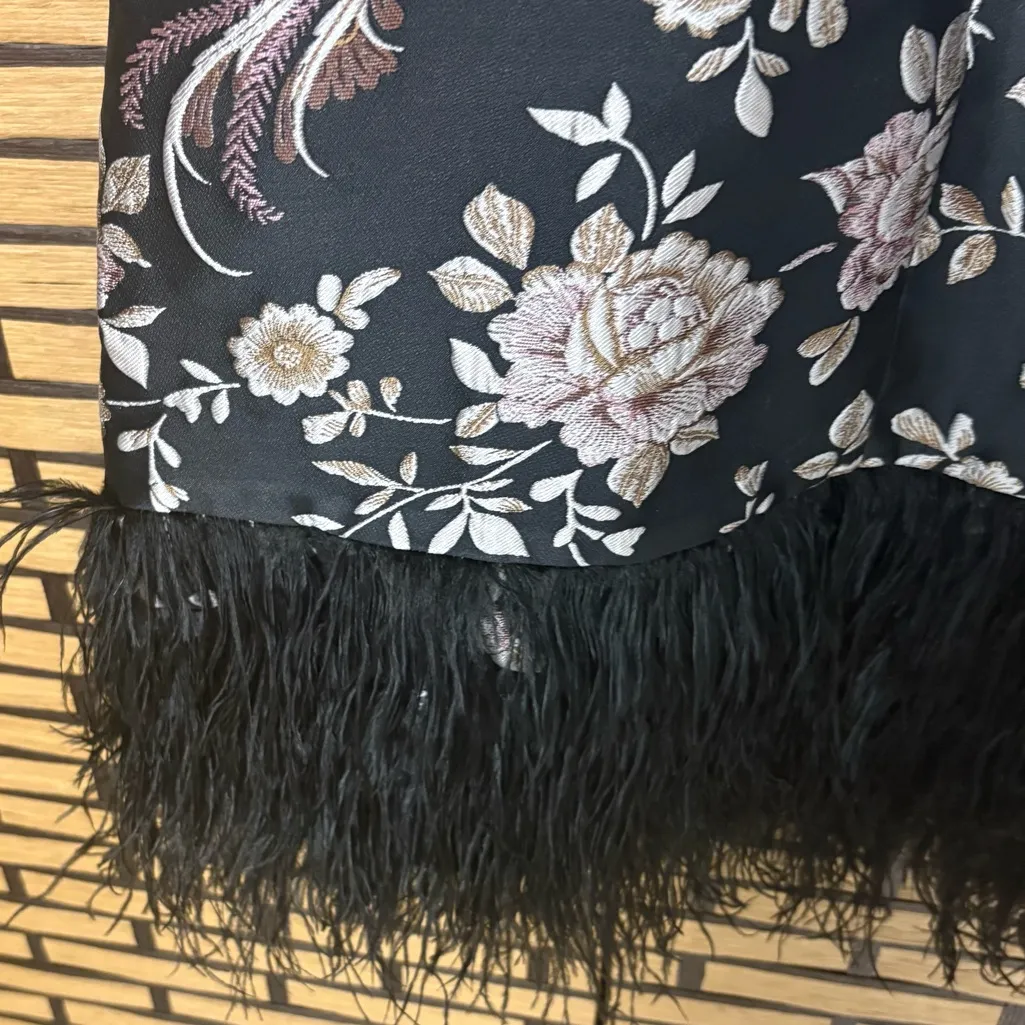 Kate Spade Madison Avenue Pamella Chinoiserie Feather Hem‎ Dress - Image 7