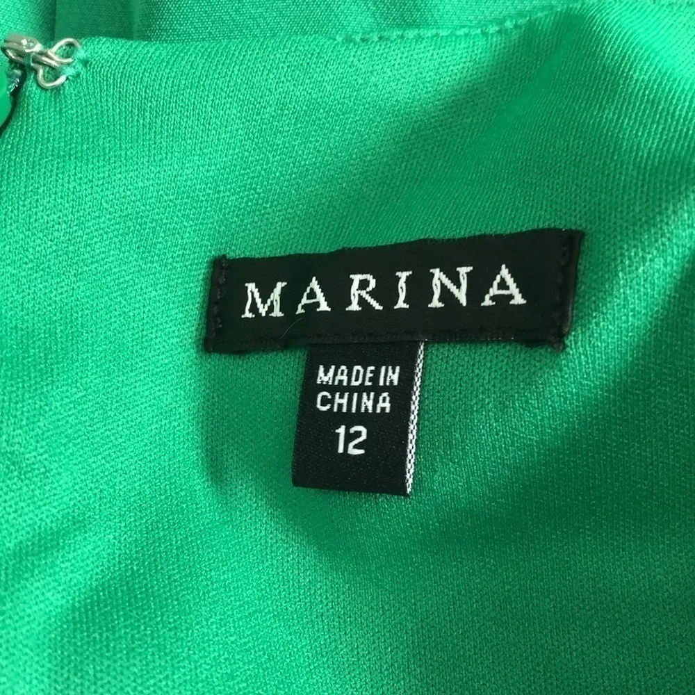 Marina green dress size 12 NWT - Image 5