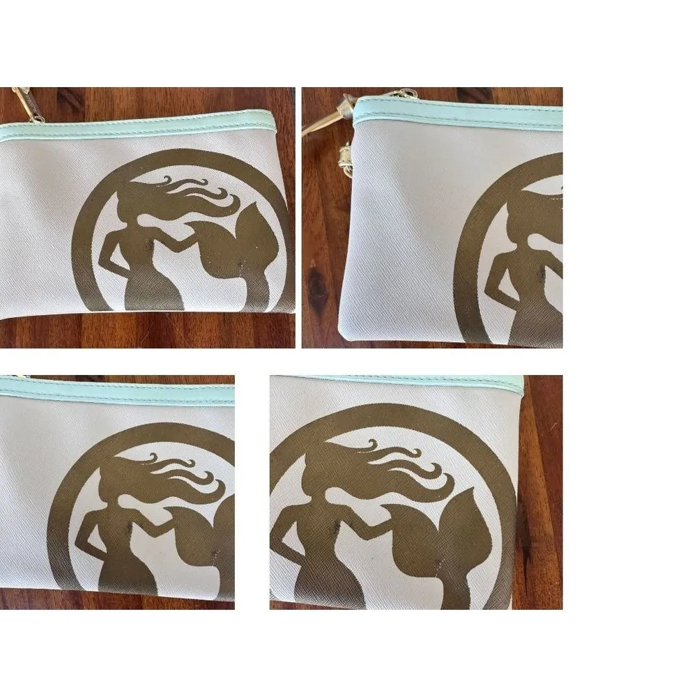 Spartina 449 Mermazing Mermaid Wristlet Zip Strap Rare Beach Vacation Is… - Image 5