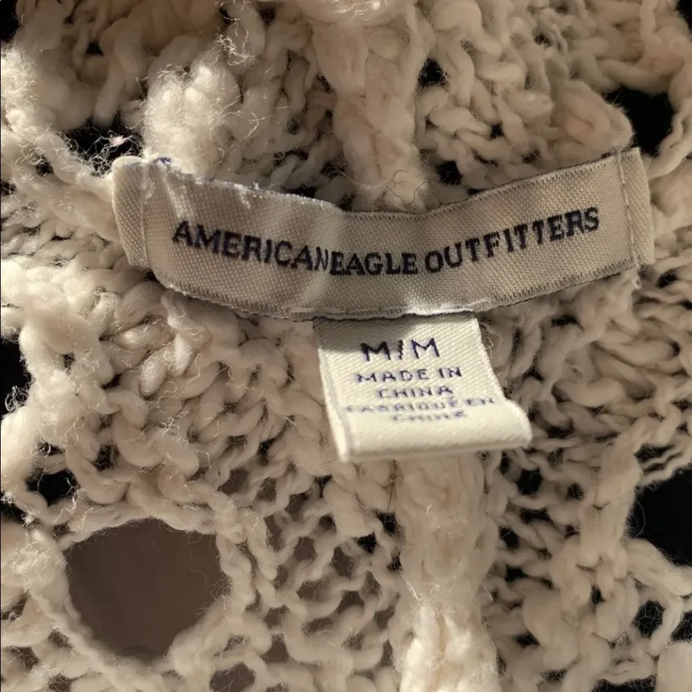American Eagle Outfitters Crochet Open Cardigan - Image 5