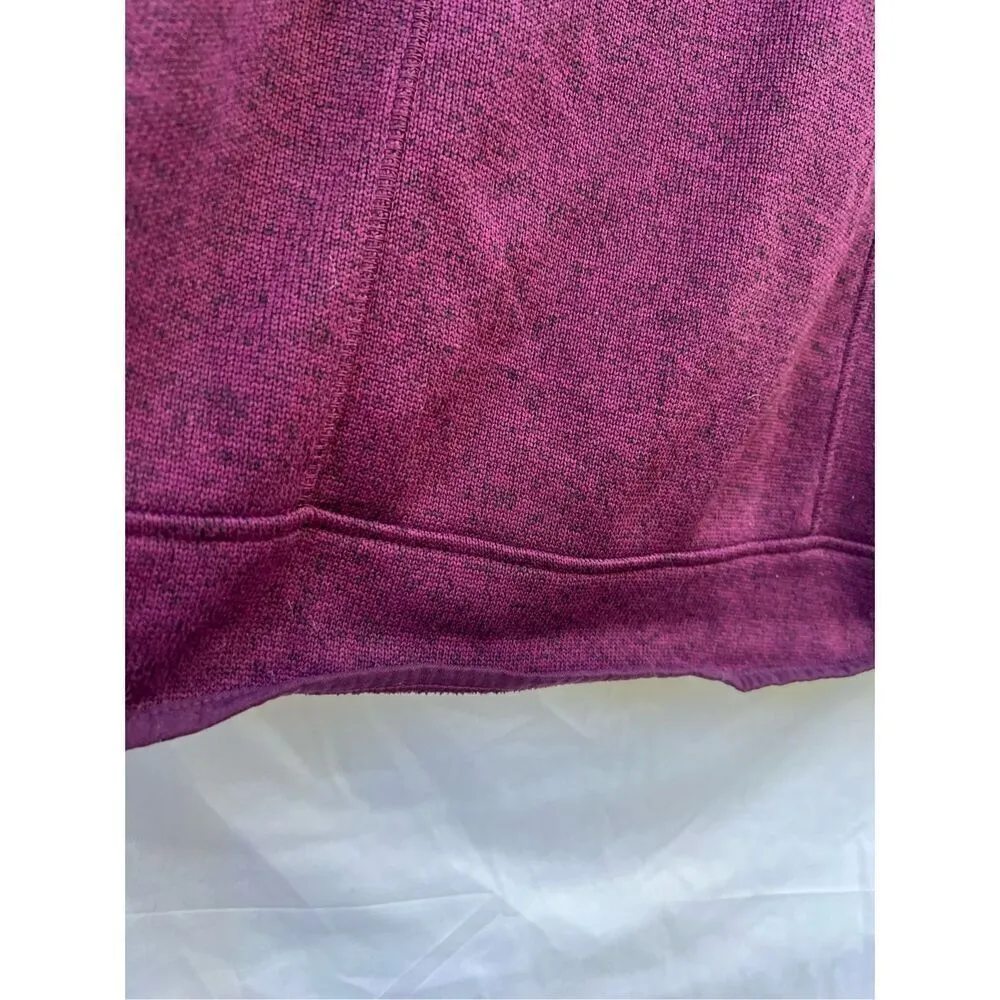 Eddie Bauer Purple 1/4 Zip Pullover Sweater Woman’s Size Medium - Image 11
