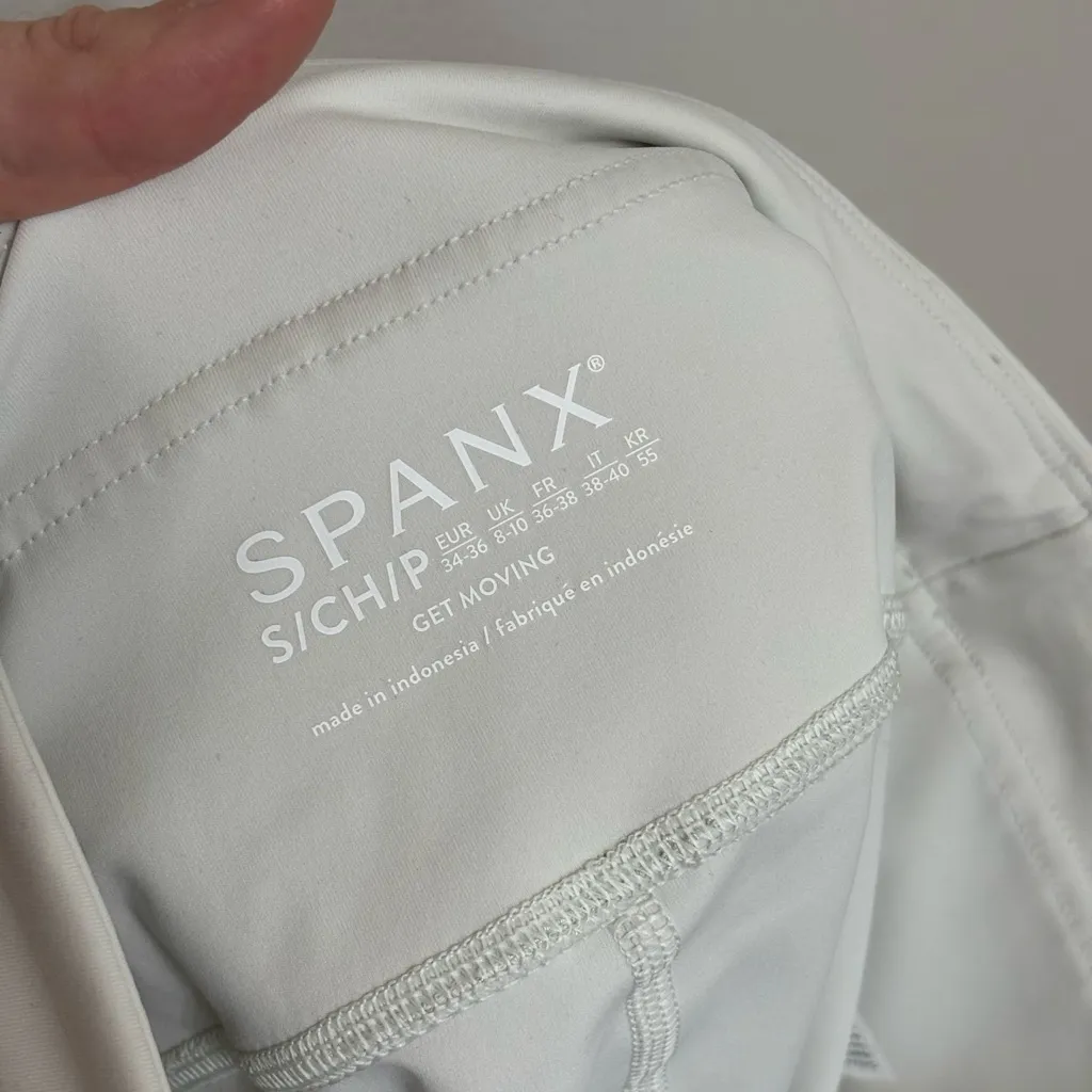 SPANX Yes Pleats Mini Athletic Skort in Light Cloudy Gray - Size S - Image 8