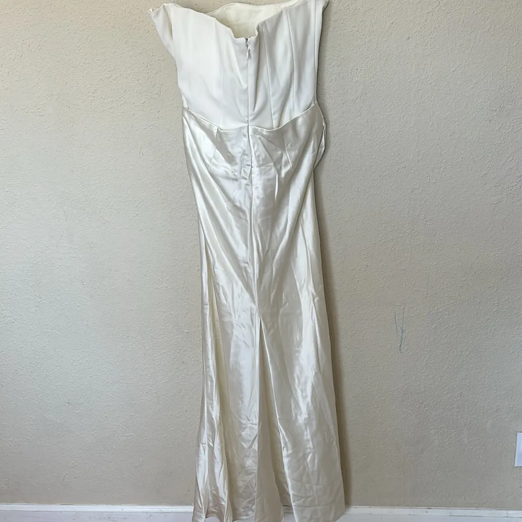 HOUSE OF CB size‎ L D-DD 'Persephone' Ivory Strapless Corset Dress NWOT - Image 5